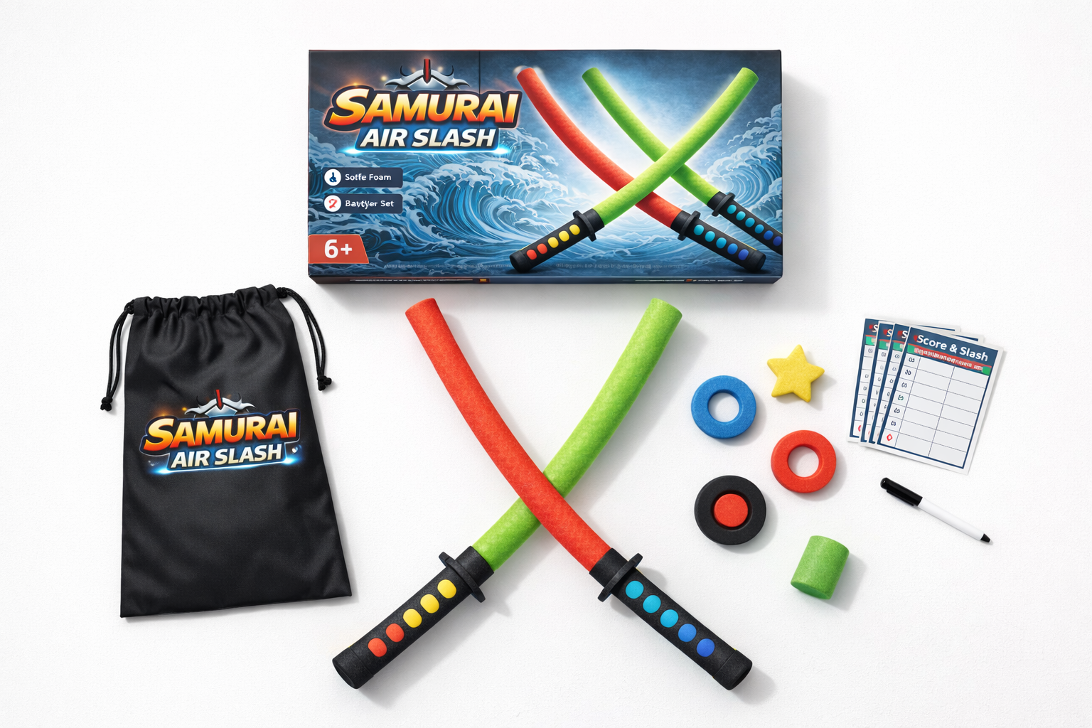 Kids playing Samurai Air Slash